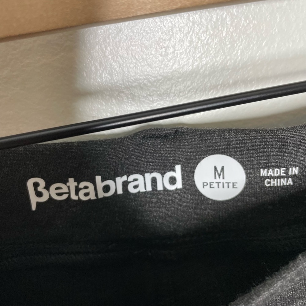Betabrand Grey Straight Leg Classic Yoga Pant Womens M Petite - Picture 4 of 8